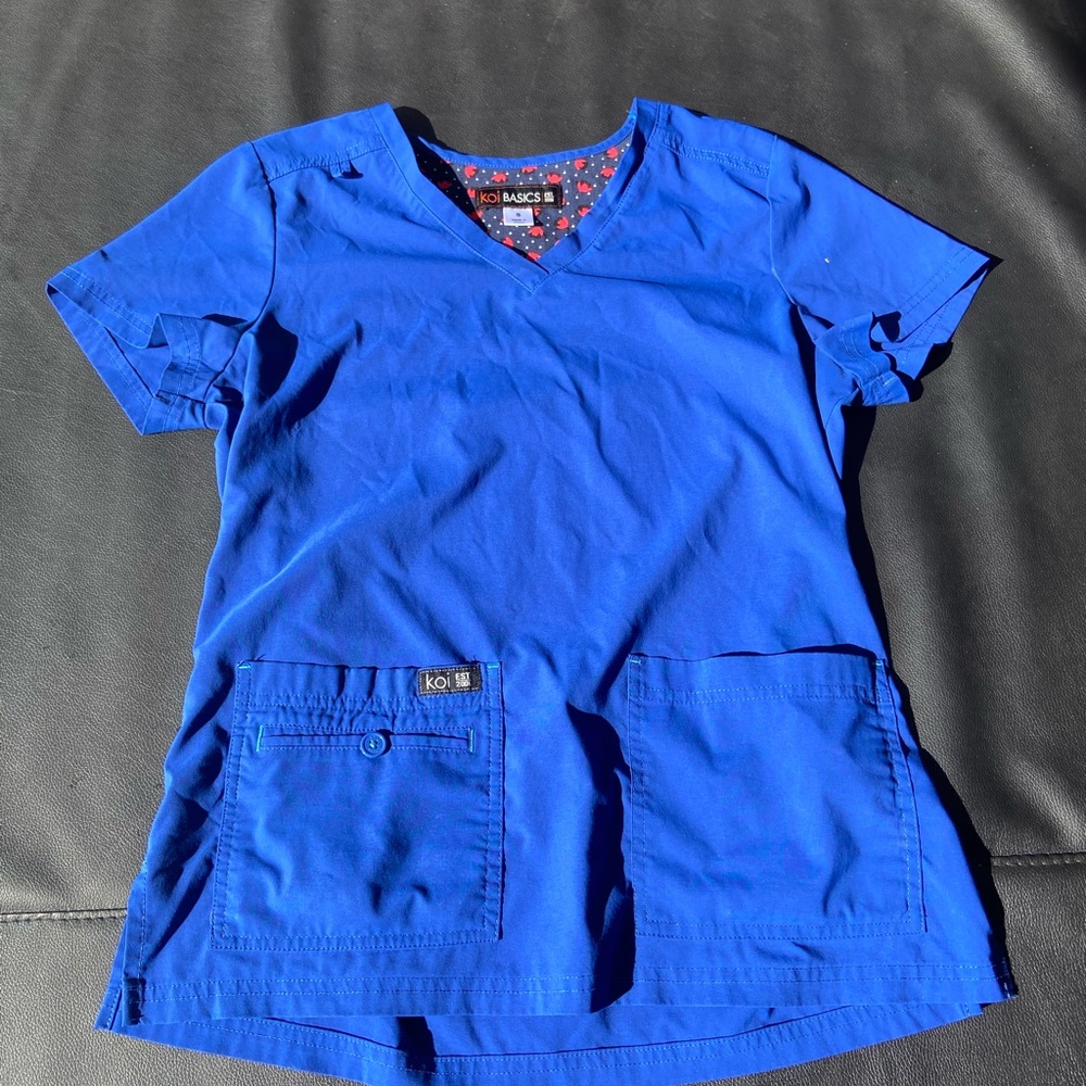 Koi Basics - Royal Blue Scrubs